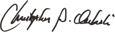 Christopher G. Oechsli Signature