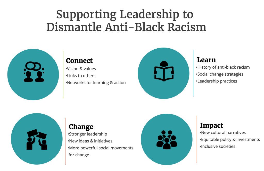 Supporting Leadership to Dismantle Anti-Black Racism: Connect, Learn, Change Impact