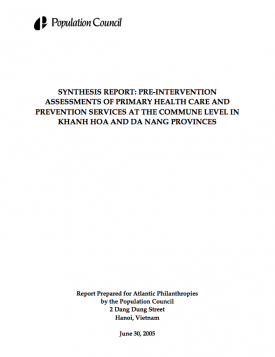 Download Pre-Intervention Assessments of Primary Health Care and Prevention Services in Viet Nam