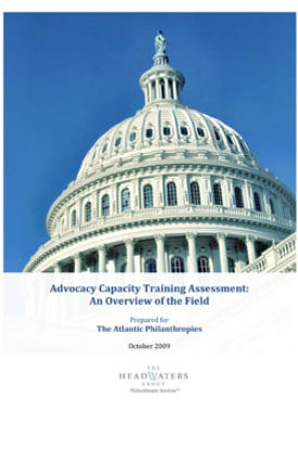 Download Advocacy Capacity Training Assessment: An Overview of the Field