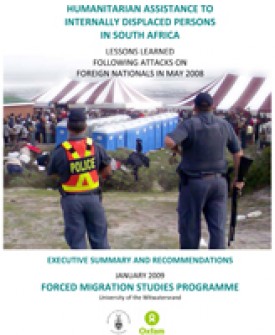Download Humanitarian Assistance to Internally Displaced Persons in South Africa