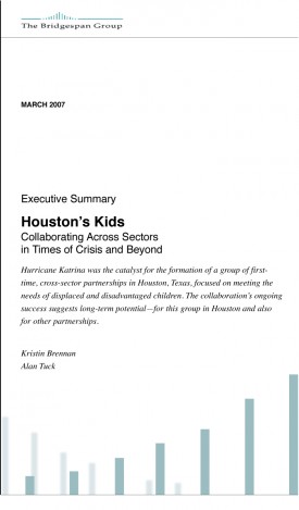 Download Houston’s Kids: Collaborating Across Sectors in Times of Crisis and Beyond