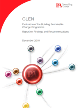 Download GLEN: Evaluation of the Building Sustainable Change Programme