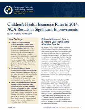 Download ACA Helps Bring Child Uninsured Rate Down to New Record Low