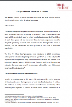 Download Early Childhood Education in Ireland