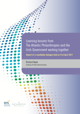 Download Learning Lessons from The Atlantic Philanthropies and the Irish Government Working Together